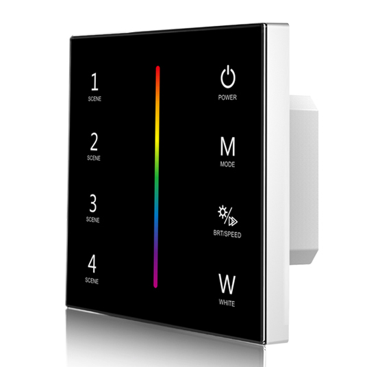 Touch Panel RGBW LED Constant Voltage (2 in 1) Controller T4-1 For RGB led strip lights Touch Panel RGBW LED Constant Voltage (2 in 1) Controller T4-1 For RGB led strip lights